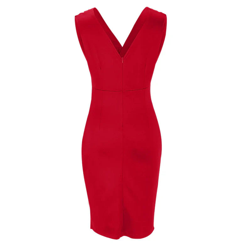 Elana™ | Elegant Pleated Bodycon Dress