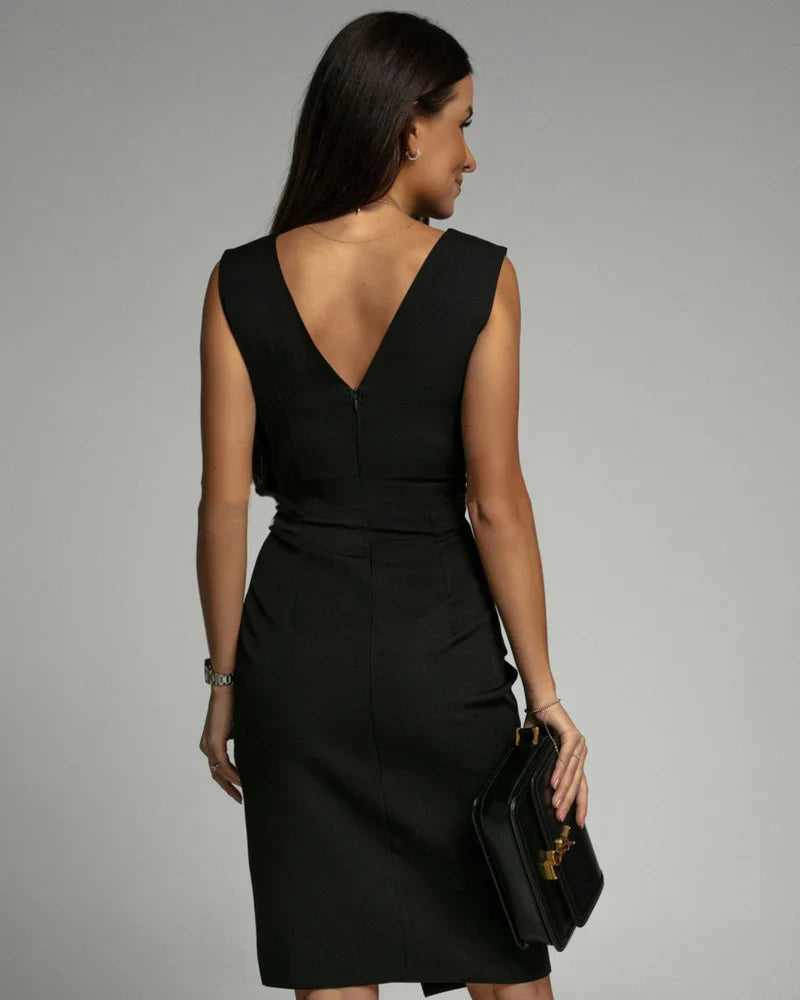 Elana™ | Elegant Pleated Bodycon Dress