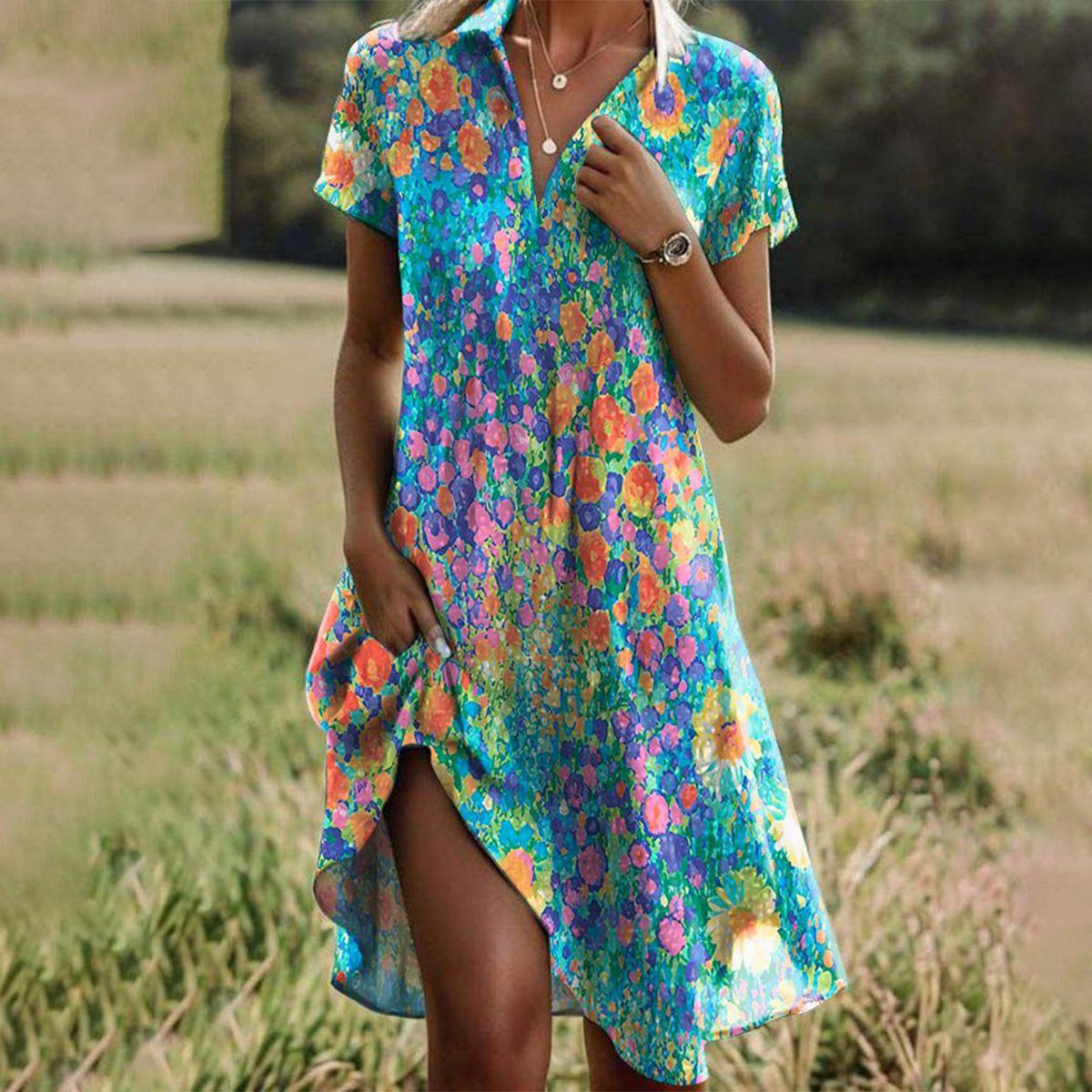 Florencia™ | Playful Floral Dress